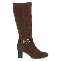 Caprice 25502 Dark Brown Suede Boots