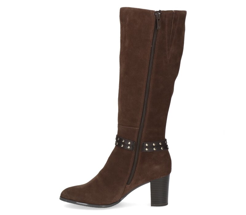 Caprice 25502 Dark Brown Suede Boots