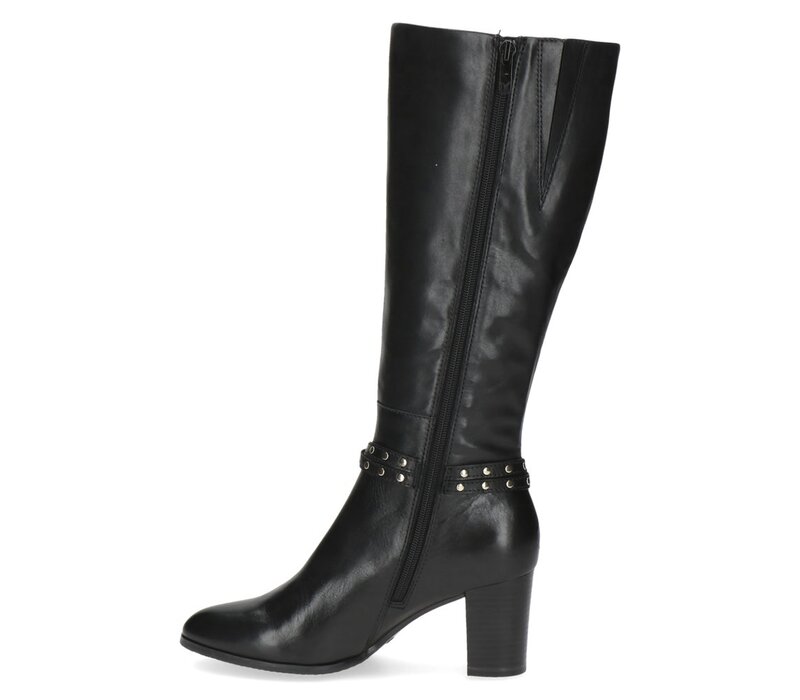 Caprice 25502 Black 7cm Heel Boot