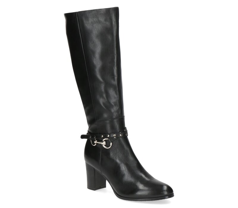 Caprice 25502 Black 7cm Heel Boot