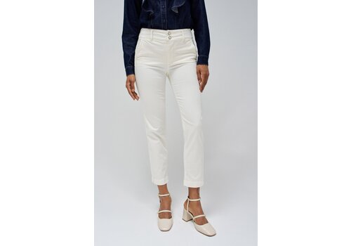 SALSA Salsa SECRET Cream Chino Push In Straight Leg