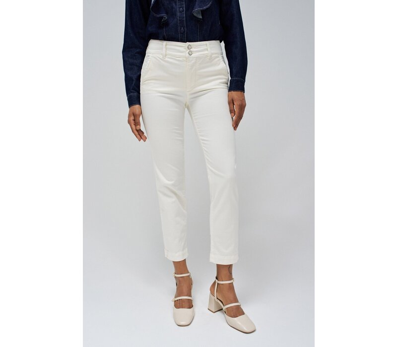 Salsa SECRET Cream Chino Push In Straight Leg