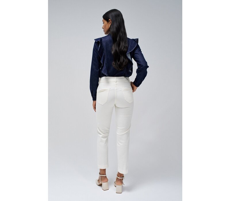 Salsa SECRET Cream Chino Push In Straight Leg