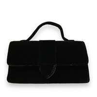 Marian 102 Black Velvet Little Handbag