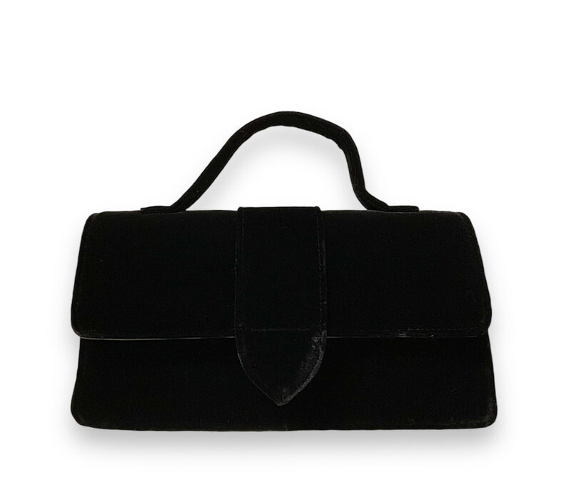 Marian 102 Black Velvet Little Handbag