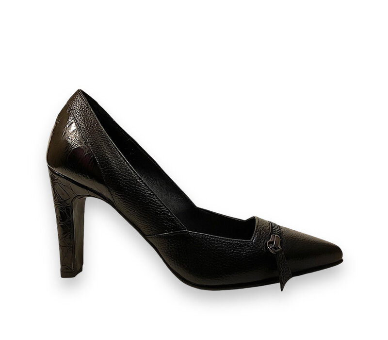 Lodi RATEL GUS/KAZAN Black 9cm Heel Shoes