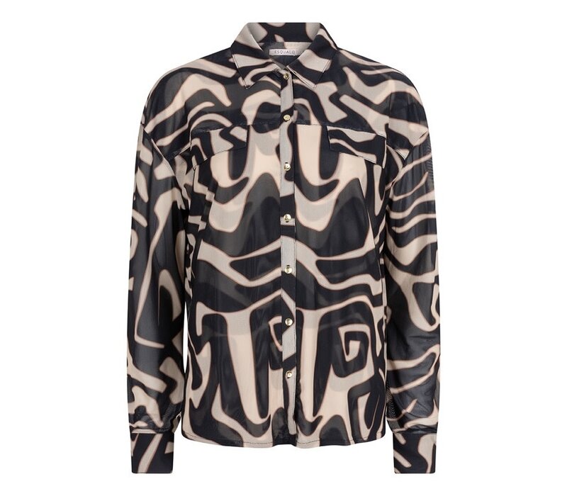 EsQualo 30701 HARMONY Mesh Blouse