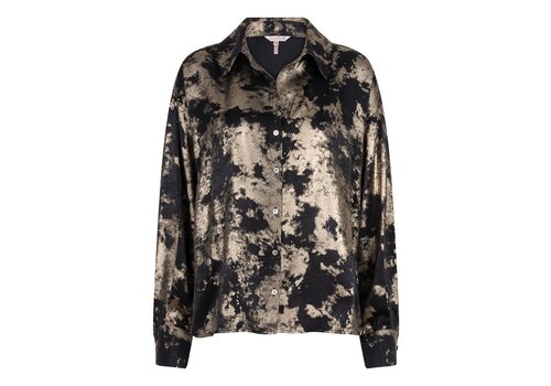 EsQualo A/W EsQualo 15703 Black/Gold Blouse