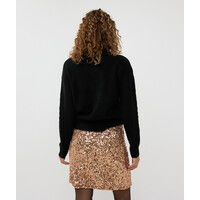 EsQualo 08702 Rose Gold Sequinned Skirt