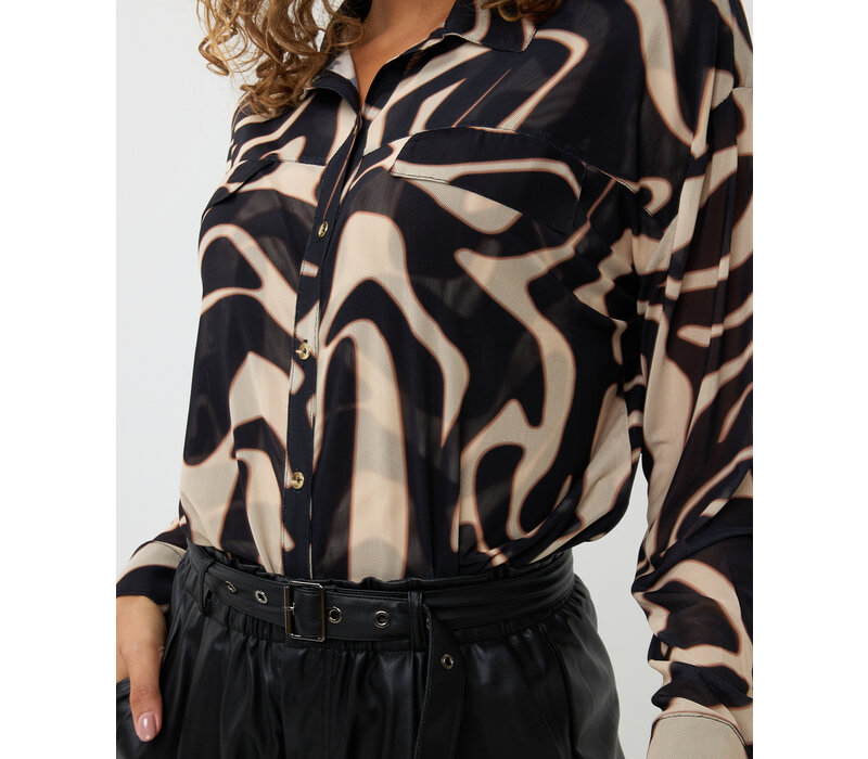 EsQualo 30701 HARMONY Mesh Blouse