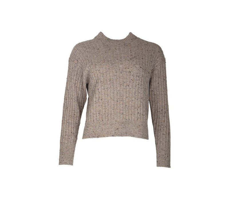 Julie Guerlande PU502 Oatmeal Knit Sweater