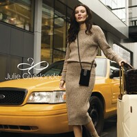 Julie Guerlande PU502 Oatmeal Knit Sweater