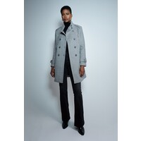 SALSA “GRACE” Grey Wool mix Coat