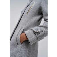 SALSA “GRACE” Grey Wool mix Coat