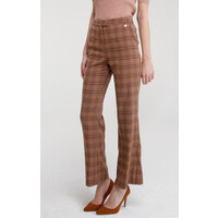 Goa Goa Rust Plaid Wide Leg Pants