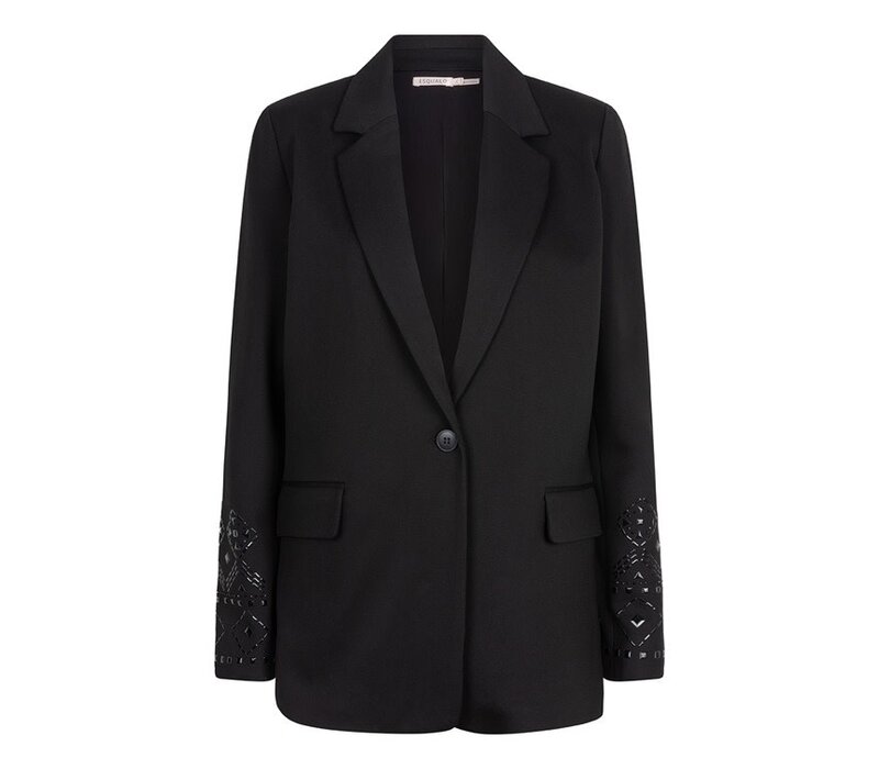 EsQualo 05719 Black Embellished Blazer