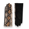 PIA ROSSINI A/W Pia Rossini SHAY Blk/Tan Snakeprint Gloves