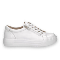 Caprice 23351 White Leather Sneaker