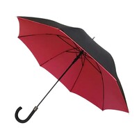 Umbrella - Automatic Red/Black Double Canvas