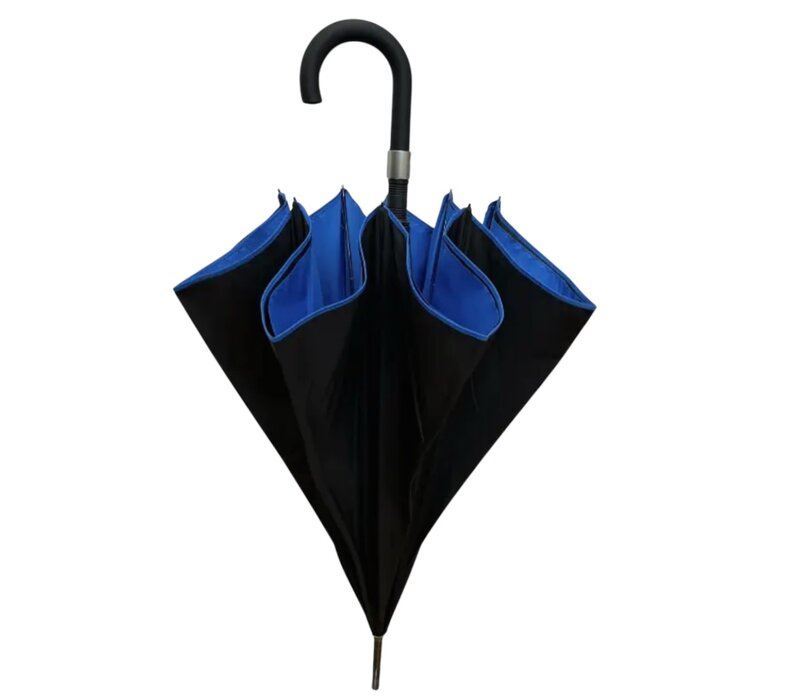 Umbrella - Automatic Royal/Black Double Canvas