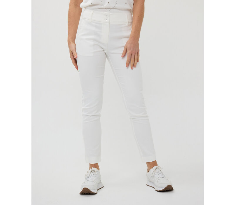 EsQualo 10026 Off-White Stretch Chino’s