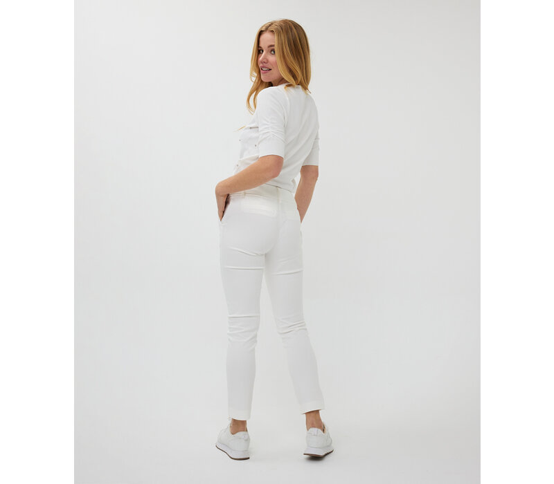 EsQualo 10026 Off-White Stretch Chino’s