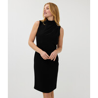 EsQualo 05007 Black Slv/lss Dress