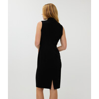 EsQualo 05007 Black Slv/lss Dress