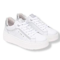 NeroGiardini E513093D Wht/Slvr sneakers