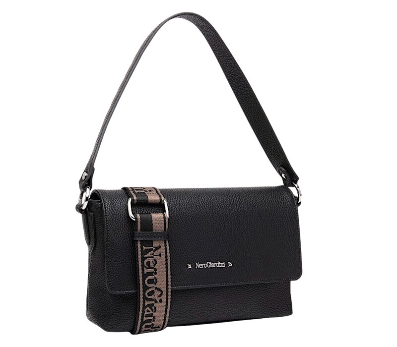NeroGiardini E543966D  Black Shoulder Bag