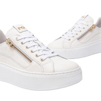 NeroGiardini E513081D Off-Wht Zip Sneakers