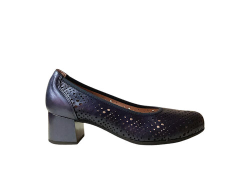Pitillos Pitillos 10461 Navy Block Heel Pumps
