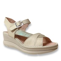 Jose Saenz 4217-1 Cream wedge Sandals