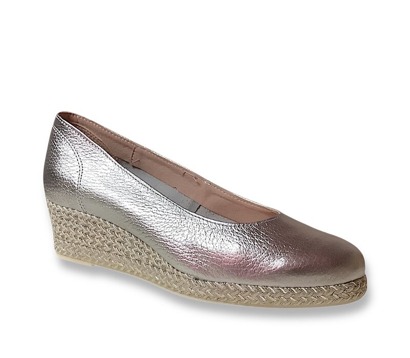 Jose Saenz 3600-M Silver Espadrilles shoes