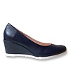 Jose Saenz Jose Saenz 5000-L Navy Leather Wedge Jose Saenz Jose Saenz 5000-L Navy Leather Wedge