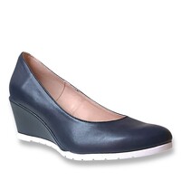 Jose Saenz 5000-L Navy Leather Wedge