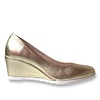 Jose Saenz Jose Saenz 5000-NM Gold Leather Wedge Jose Saenz Jose Saenz 5000-NM Gold Leather Wedge
