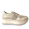 Jose Saenz 3524-BG Beige Leather Sneakers