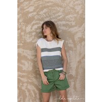 Lola Espeleta TP641 Cream multi Knit Vest