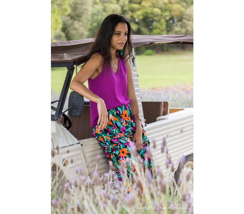 Lola Espeleta TP600 Fuchsia Lurex Top