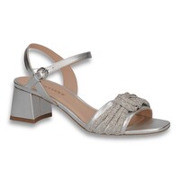 Peter Kaiser 78242 Silver Block Heel Sandal