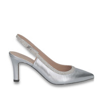 Peter Kaiser 79641 Silver 8cm Sling Backs