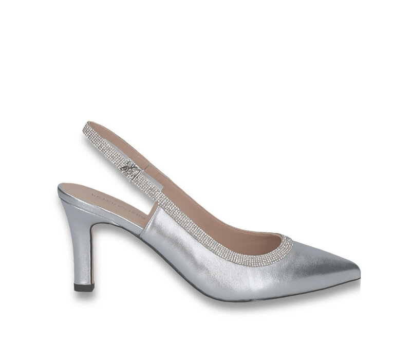 Peter Kaiser 79641 Silver 8cm Sling Backs