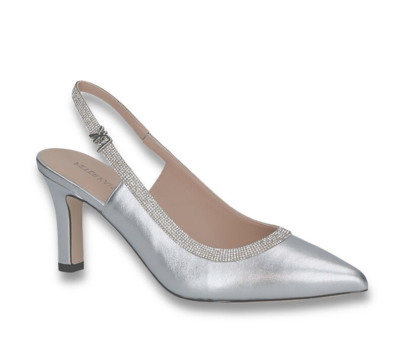 Peter Kaiser 79641 Silver 8cm Sling Backs