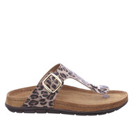 ROHDE 5891 Nubuck Leopardprint Toe-posts
