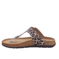 ROHDE 5891 Nubuck Leopardprint Toe-posts