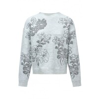 Salsa Grey knitted Jacquard Sweater