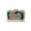 Flormoda Flormoda 24284 IVANA Teal Jewel Clutch