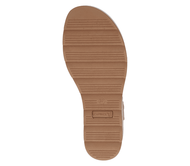 Caprice 28711 Cognac Leather Sandal