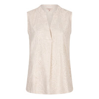Esqualo 09201 Embroidery Linen Blouse